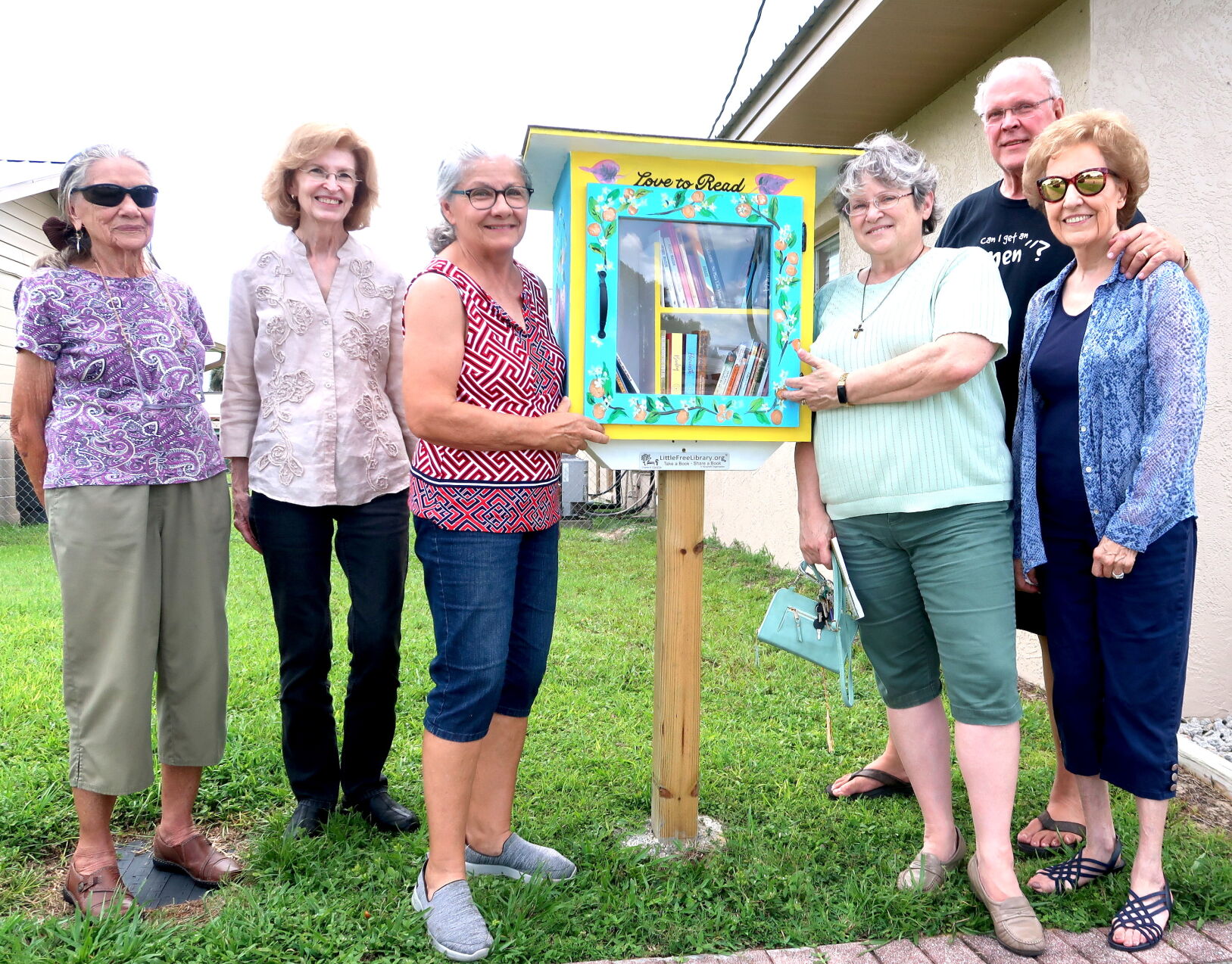 Little Free Library installed at AP church